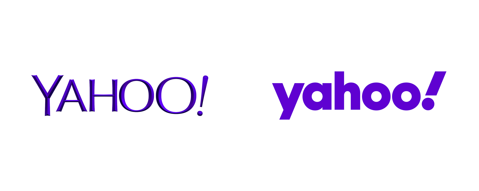 Yahoo redesign logotipa