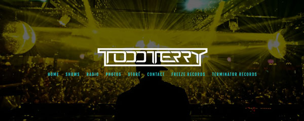 Todd Terry spletna stran